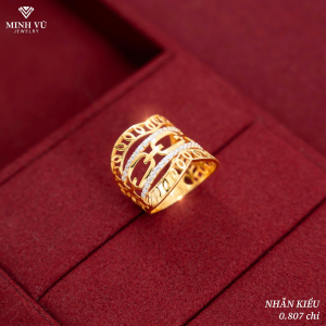 Nhẫn nữ kiểu bản to