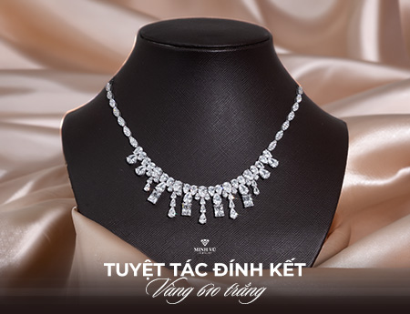 Dây Đi Tiệc Vàng 610 Trắng - Kiêu Sa Đến Từng Chi Tiết