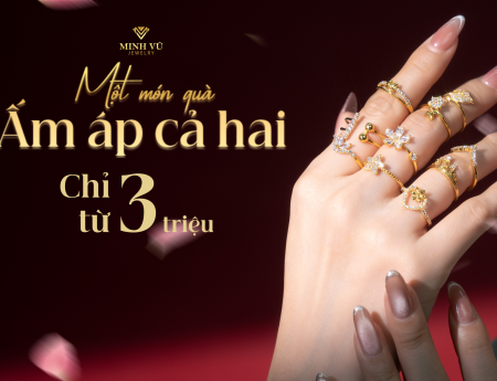 Nhẫn Nữ Chỉ Từ 3 Triệu Tại Minh Vũ Jewelry