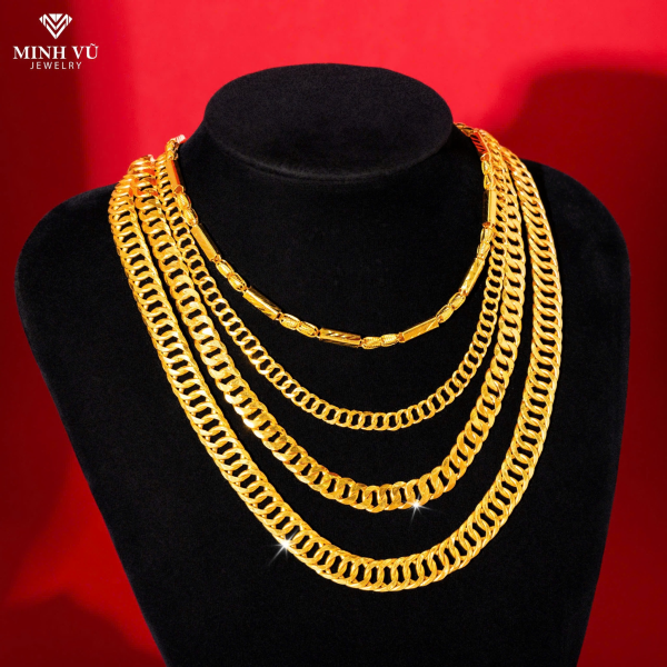 Dây chuyền nam 24k