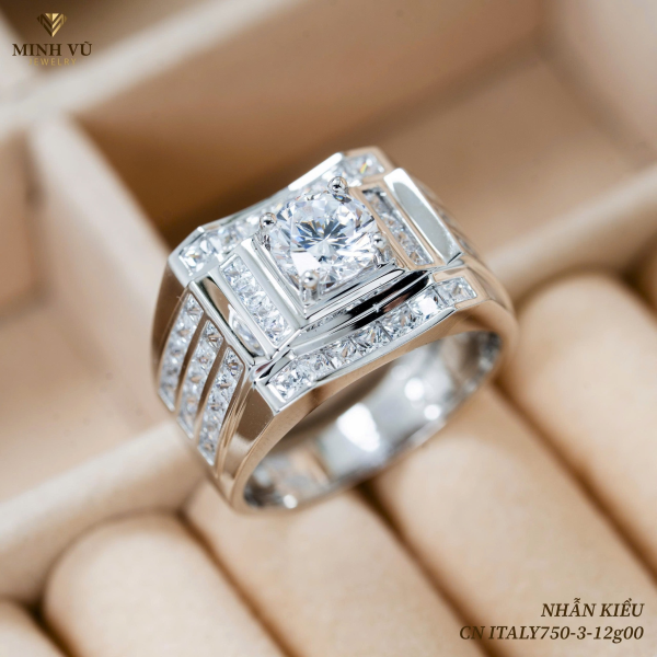 Nhẫn nam kiểu 12g00