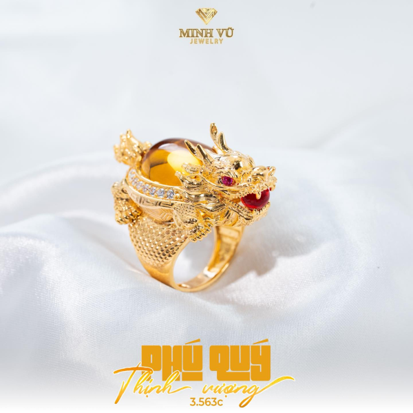 Nhẫn nam Tỳ Hưu 3.563c