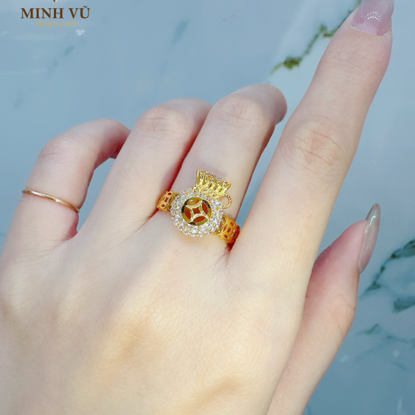 Nhẫn nữ kiểu túi tiền