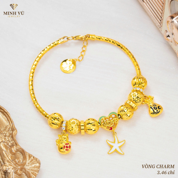 Vòng charm 3.46 chỉ 