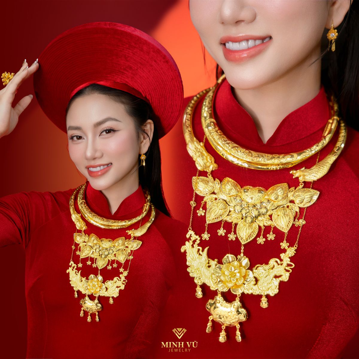 Vàng Cưới Miền Tây – Trọn Bộ Trang Sức Cưới Giúp Cô Dâu Nổi Bật Trong Ngày Trọng Đại