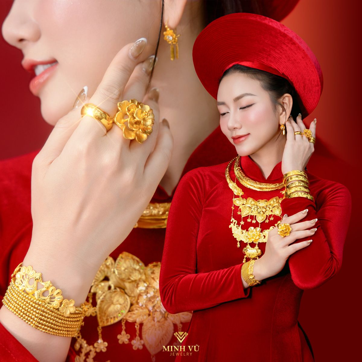 Vàng Cưới Miền Tây – Trọn Bộ Trang Sức Cưới Giúp Cô Dâu Nổi Bật Trong Ngày Trọng Đại